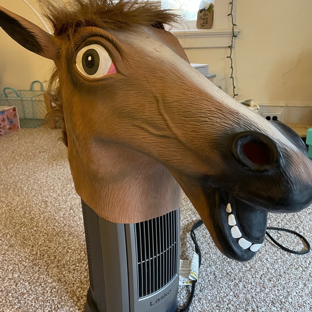 Horseman latex Halloween mask